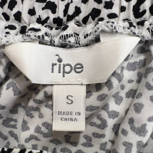 RIPE Celest Off The Shoulder Maternity Dress Animal Print Women's S - Picture 8 of 10